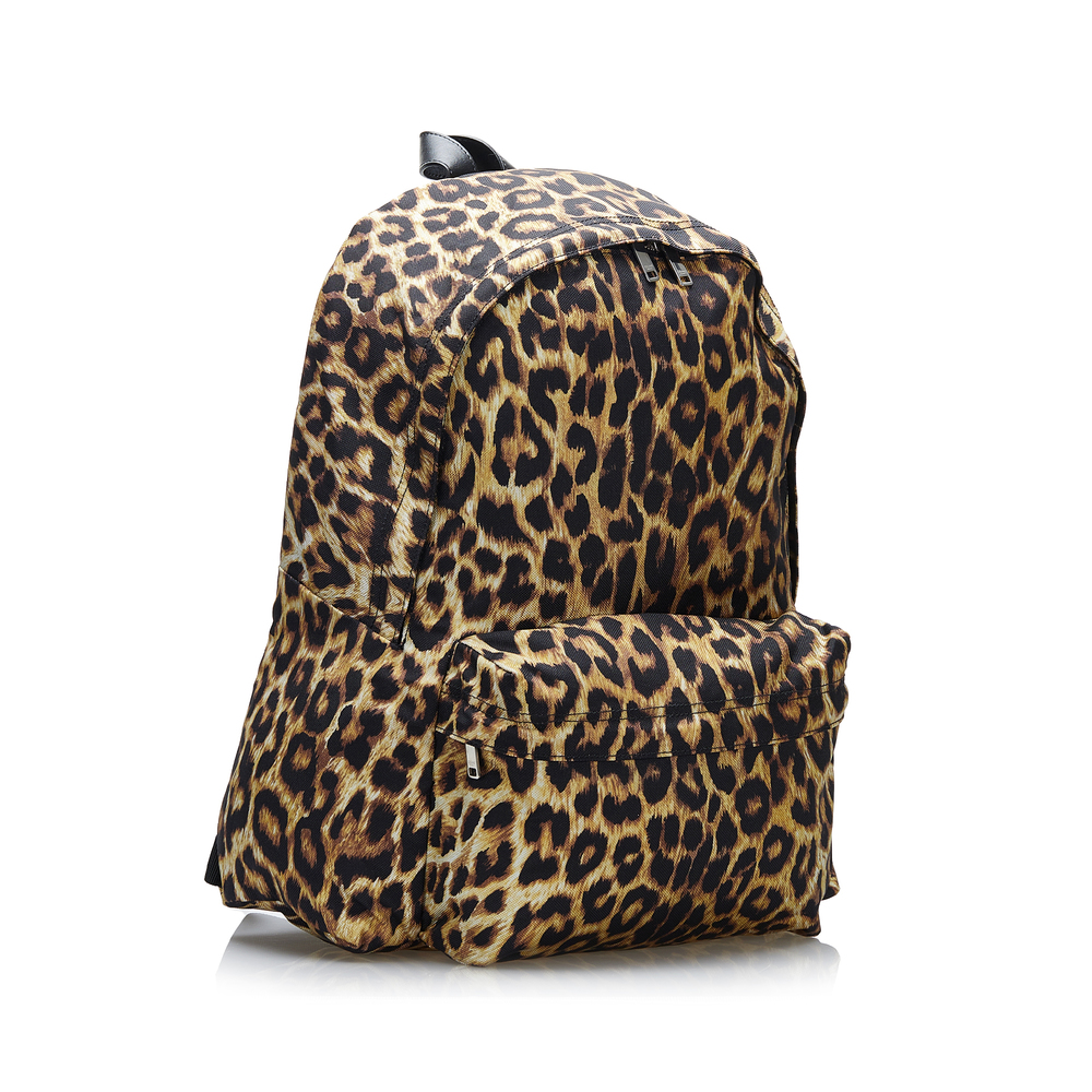 CELINE Leopard Print Backpack - Picture 4 of 10